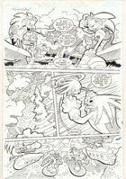 Sonic the Hedgehog -164 p.4 Sonic Riders Pt. 2 Knuckles 06 art by Tracy Yardley!