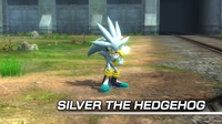 Silver the Hedgehog's intro screen (Shadow's version)
