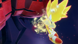 Sonic Frontiers - Super Sonic 2: Cyber Super Sonic by rossyfilms