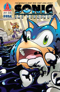 Sonic the Hedgehog #217 (November 2010) Art by Tracy Yardley