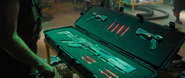 The Buyer's quill-powered weaponry
