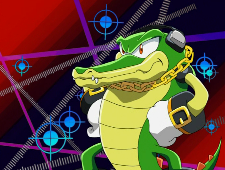 sonic boom vector the crocodile