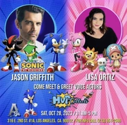 Cartel de promoción junto a Lisa Ortiz