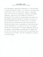 Rough story pitch by Ken Penders and Mike Kanterovich.