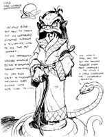 Concept artwork of Lord Sidewinder by Richard Elson.