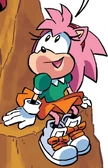Amy in her earlier years, from Sonic the Hedgehog #290.