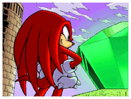 A scene from Knuckles' ending.