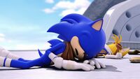 SB E2 Sonic and Tails sleeping