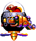 El Dr. Robotnik en su Screw Mobile.