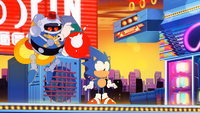 Sonic Mania Opening - Heavy Gunner Attack