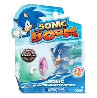 Toy Chaos Crystal with a Sonic figure
