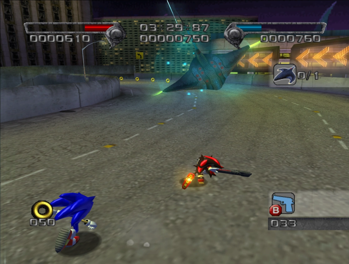 shadow the hedgehog lethal highway