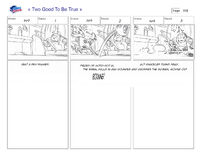 Two Good to Be True storyboard 2
