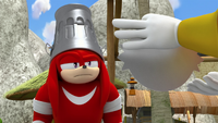 SB S1E42 Knuckles unamused