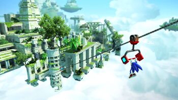 SonicGenerations SkySanctuaryAct2 ZipLine