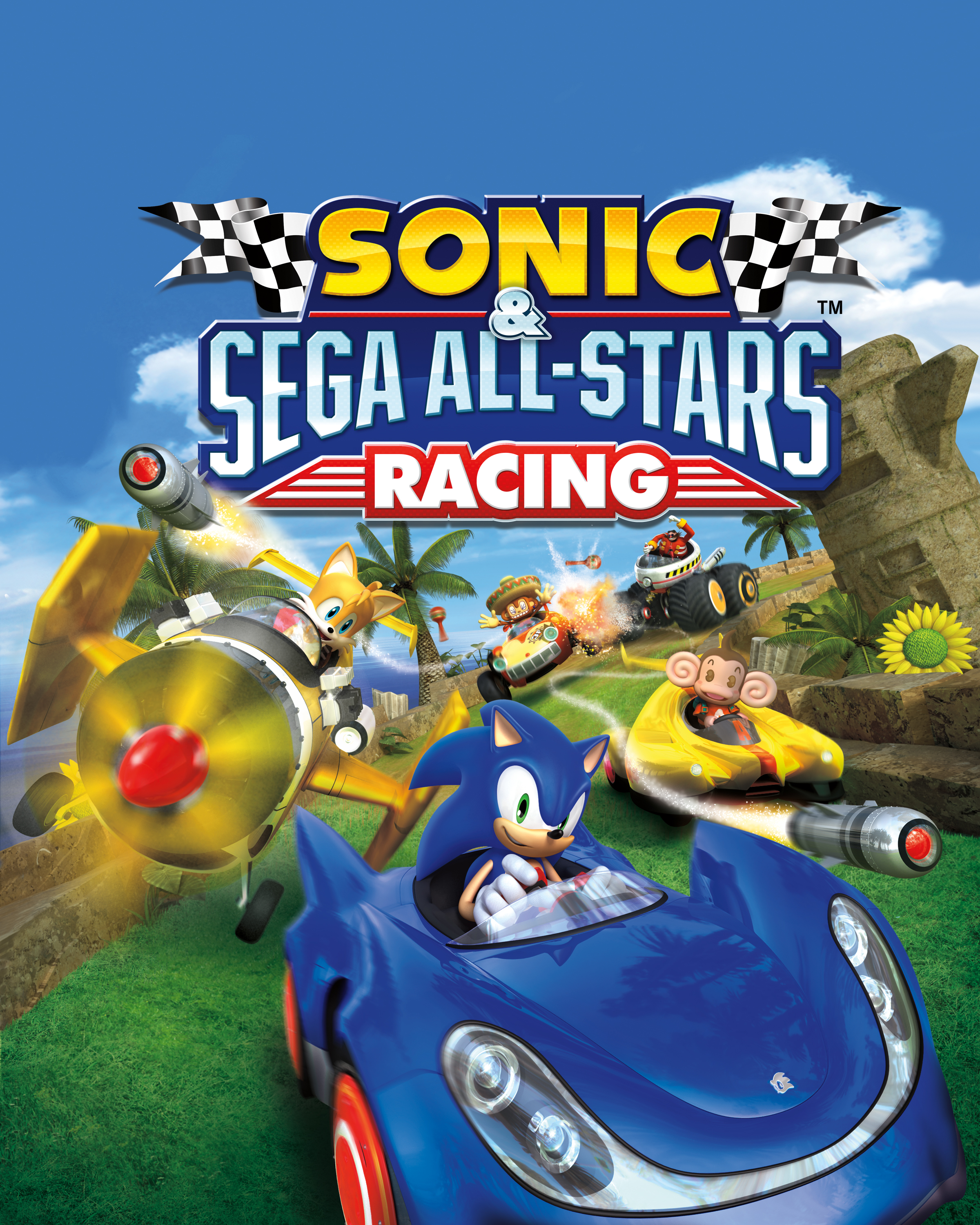 sonic and sega all stars racing roster