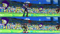 Mario & Sonic at the Rio 2016 Olympic Games - Waluigi VS Shadow Javelin Throw