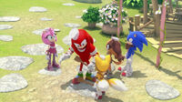 SB S1E27 Team Sonic turn around Knuckles