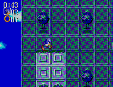 Sonic Chaos - Master System (Stage 03-Sleeping Egg Zone)