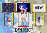 Sonic 3 Data Select