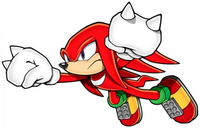 Knuckles art 2D glide