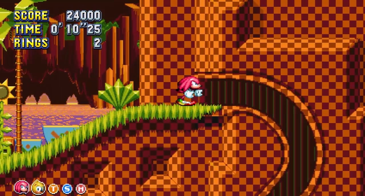 Sonic Mania: Green Hill Zone Act 2 Revealed — GAMINGTREND