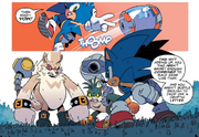 IDW 13 Rough i Tumble vs Sonic