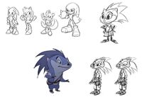Early concept of Sonic