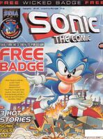 Sonic the Comic #128 (May 1998). Art by Mick McMahon and John M Burns.