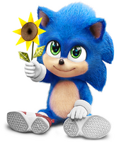 SonicFilm BabySonicFlower.png (480 KB) Baby Sonic