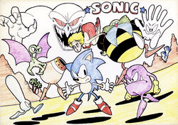 Sonic The Hedgehog (1991) - Sonic the Hedgehog - Gallery - Sonic SCANF