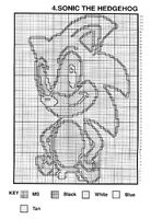 Sonic the Hedgehog 4 Knitting Patterns Pattern4