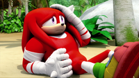 SB S1E19 Knuckles ouch