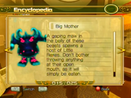 Big Mother's profile on the Xbox 360/PlayStation 3 version of Sonic Unleashed