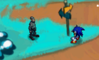 Sonic finding the GUN Official.