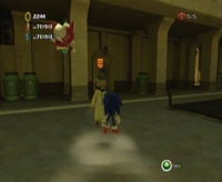 Mufid in Shamar's Town Stage in the Xbox 360/PlayStation 3 version of Sonic Unleashed.