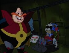 Robotnik interrogating Chuck