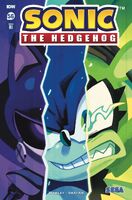 Sonic the Hedgehog #56 (January 2023). Art by Nathalie Fourdraine.