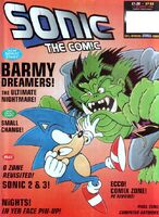 Sonic the Comic #88 (October 1996). Art by Nigel Kitching.