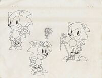 Some of the earliest takes on Sonic's design.