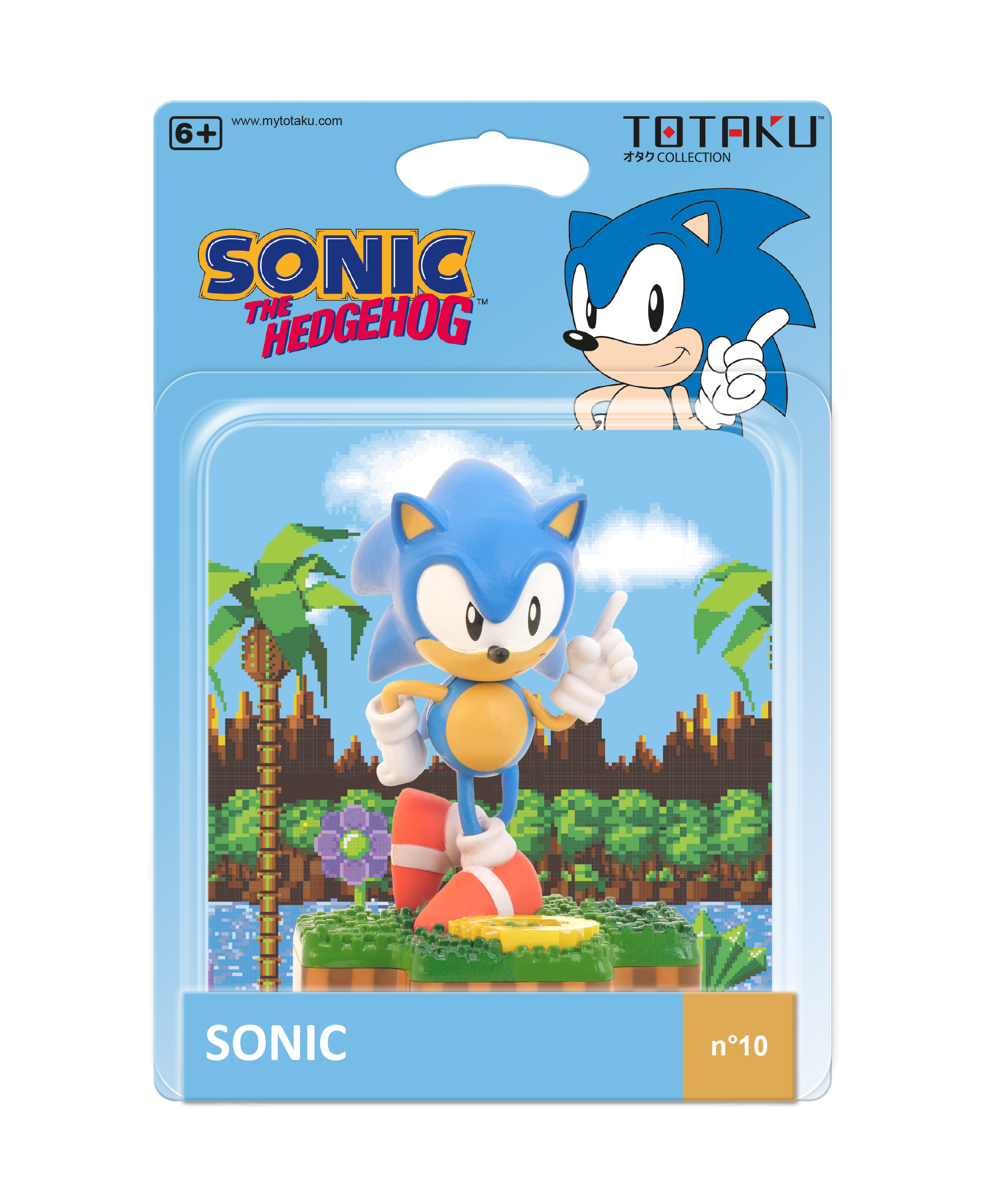 TOTAKU Sonic the Hedgehog No 10 Figure FIRST EDITION Playstation Sega