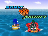 Johnny facing Sonic in the beginning of the Special Stage.