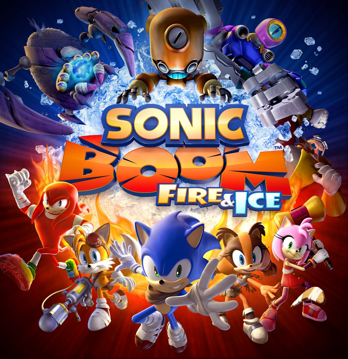 Игры соник бум. Sonic Boom Fire and Ice 3ds. Соник бум Постер. Sonic Boom: Fire & Ice (Nintendo 3ds). Sonic Boom игра 2014.