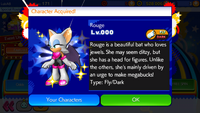 Sonic Runners Rouge unlocked