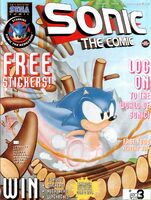 Sonic the Comic #158 (June 1998). Art by Ferran Rodriguez