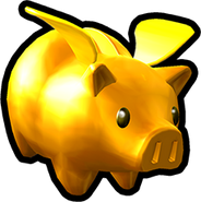 RC Golden Piggy Bank