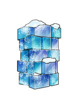 A breakable ice wall
