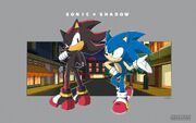 Sonic y Shadow arte oficial Sonic Channel