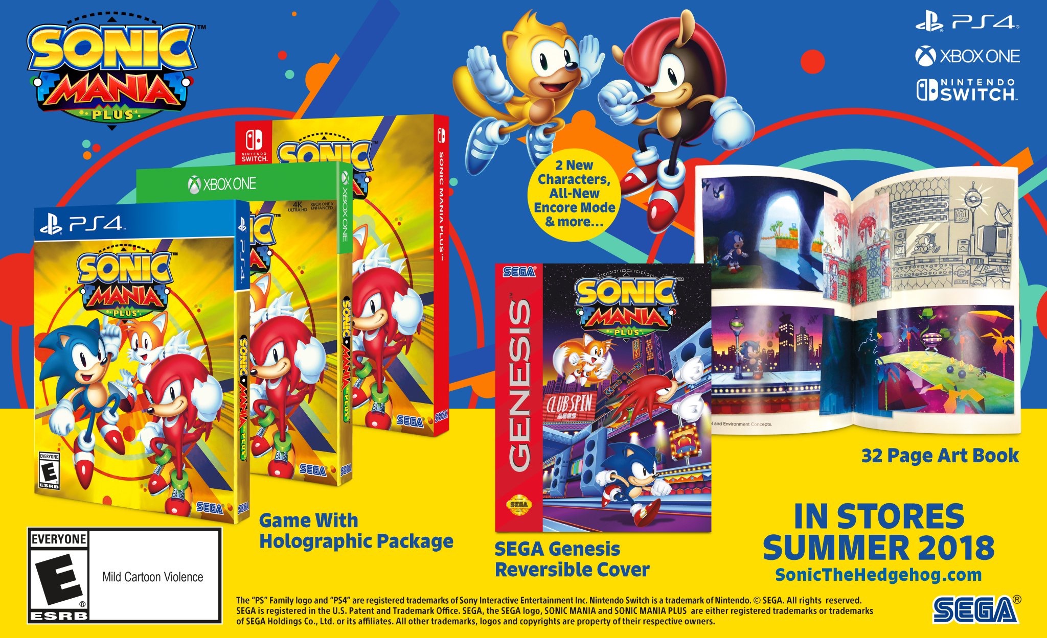 Sonic Mania Plus now has a release date