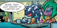 Void and Mephiles, as seen in Sonic Universe #29